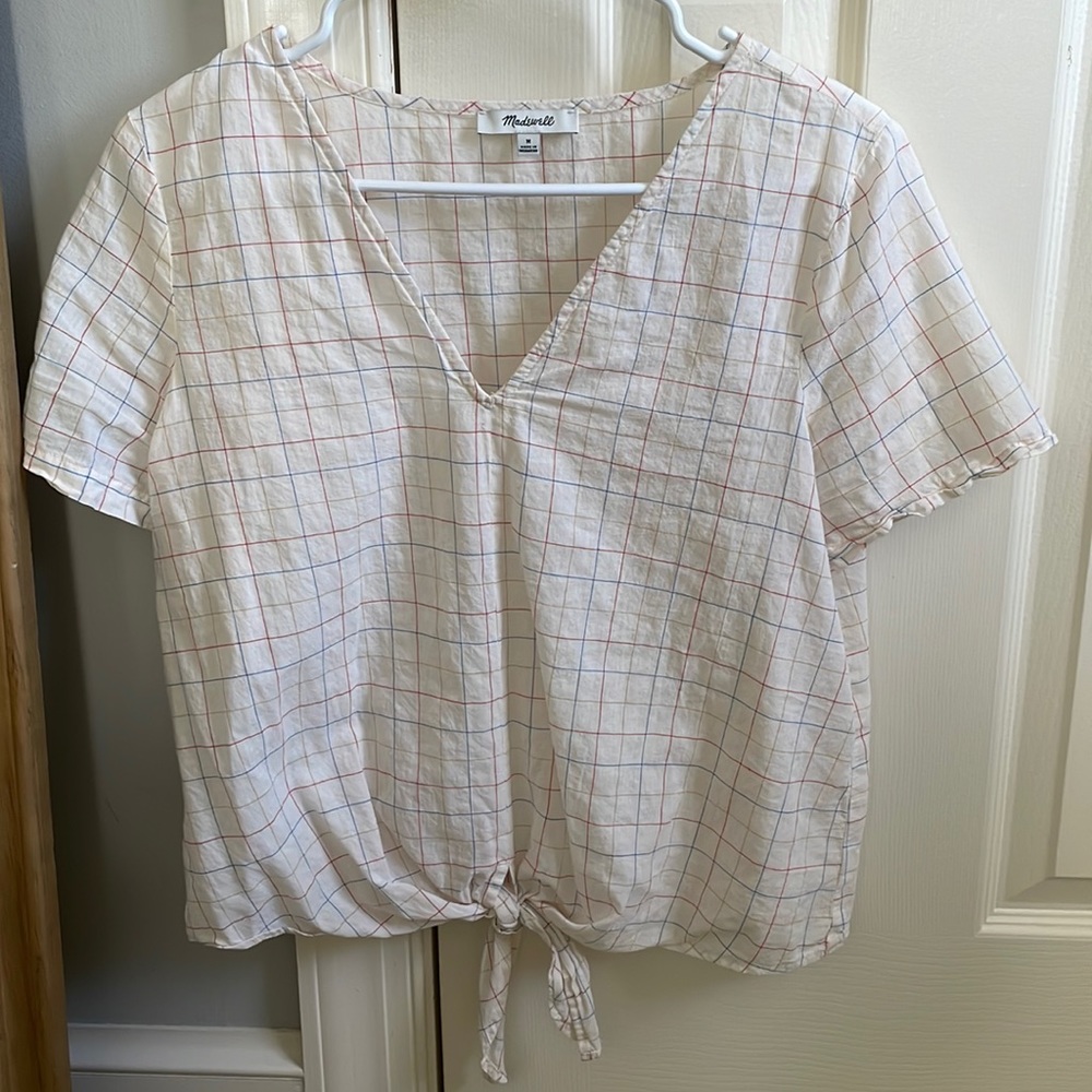 Madewell Grid Detail Top - M